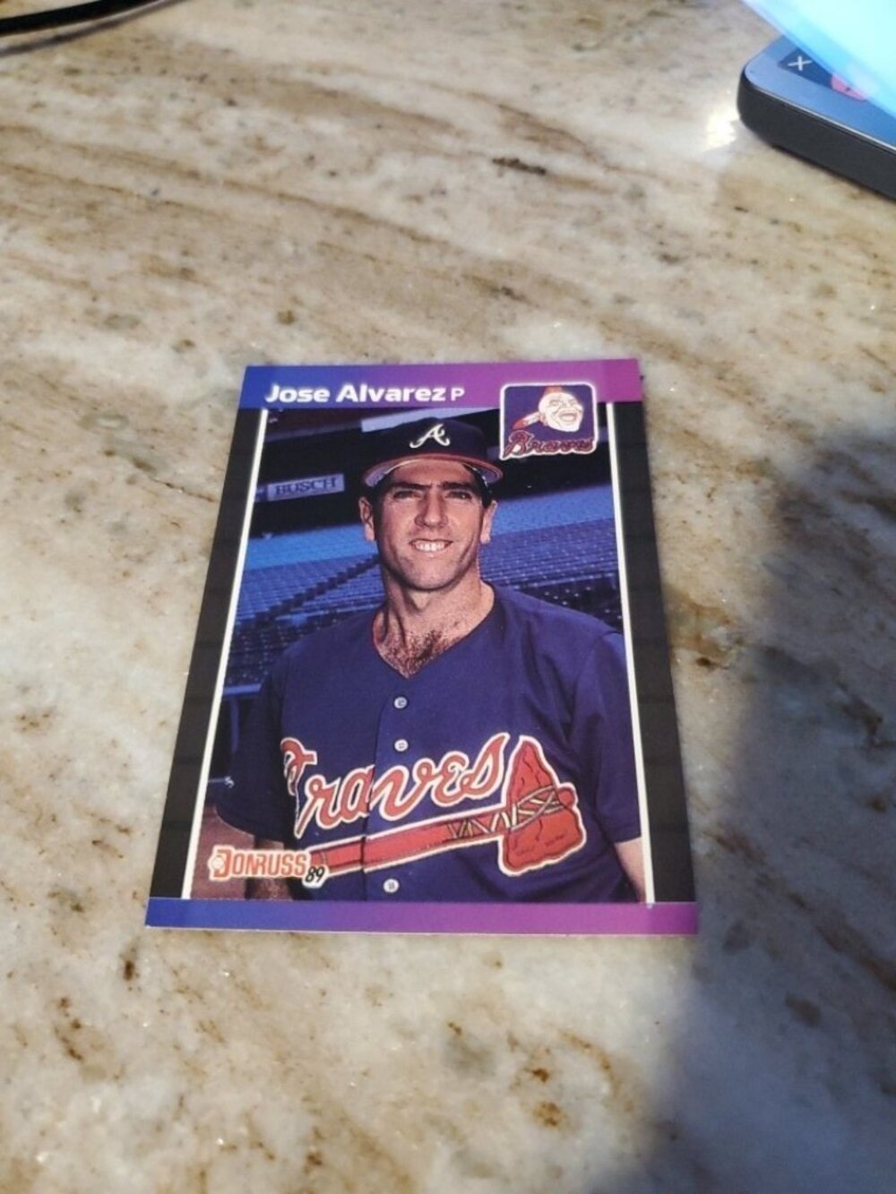 1989 Donruss - Jose Alvarez #405 *Denotes* on Back